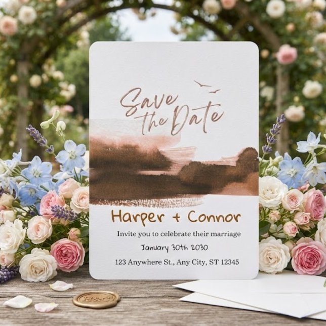 Invitación de boda con garabatos lindos para guard (Subido por el creador)