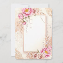 Invitación de Boda con Hierba de Pampas Boho