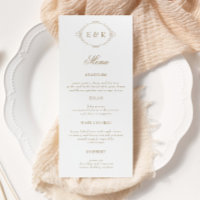 Invitación de boda con marco barroco romántico orn