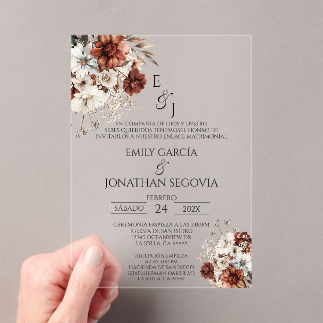 invitación de boda con terracota (Insitu (portátil))