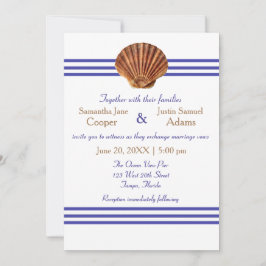 Invitación de Boda - Concha Náutica
