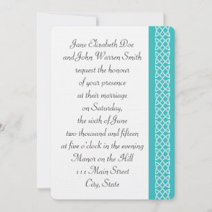 Invitación de boda Corazón de Trenzado Celta en Tu