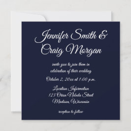 Invitación de boda cósmica de la nebulosa de Orión