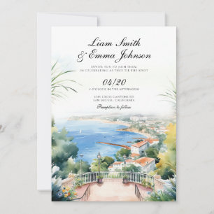 Invitación de boda Cote d'Azur Francia