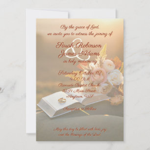 invitación de boda cristiana