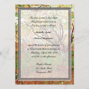 Invitación de boda cristiana
