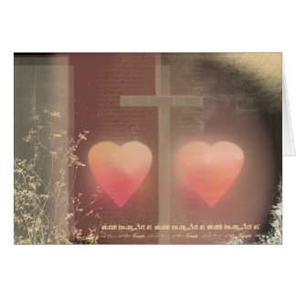 Invitación de boda cristiana del amor