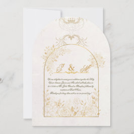 Invitación de boda cristiana elegante