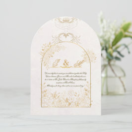 Invitación de boda cristiana elegante