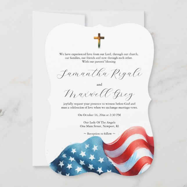 Invitación de boda cristiana - Girasoles (Anverso)