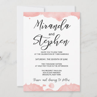 Invitación de Boda - Cumpleaños - Menú