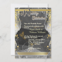 Invitación de boda de acrílico