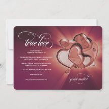 Invitación de Boda de Amor Verdadero (Versión 2)
