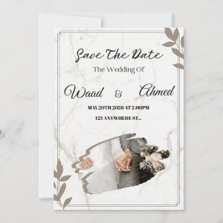 Invitación de boda de arco | Estética moderna