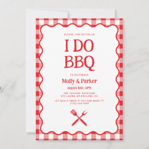 Invitación de boda de barbacoa 'I Do BBQ'