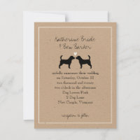 Invitación de Boda de Beagles