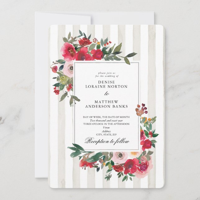 Invitación de Boda de Blancanieves (Anverso)