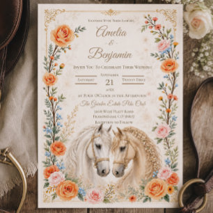 Invitación de Boda de Caballo