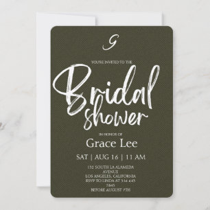 Invitación de boda de campo de mezclilla rústica