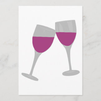 INVITACIÓN DE BODA DE CELEBRACIÓN DE VIDRIO VINO