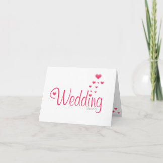 invitación de boda de corazones