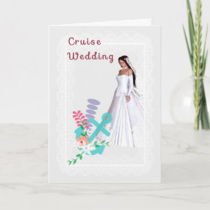 Invitación de boda de crucero