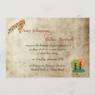 Invitación de boda de cuento de hadas Castillo Jad