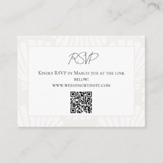 Invitación de boda de destino con concha neutral