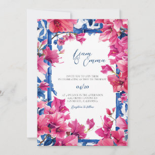 Invitación de Boda de Destino Mediterráneo Griego