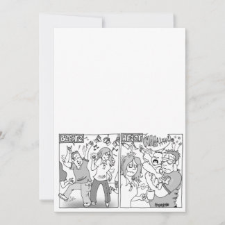 Invitación de Boda de Dibujos Animados Personaliza