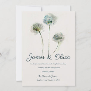 Invitación de Boda de Dientes de León