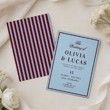 Invitación de boda de dinero antiguo en burgundy y