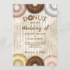 INVITACIÓN DE BODA DE DONUT