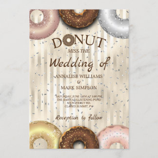 INVITACIÓN DE BODA DE DONUT