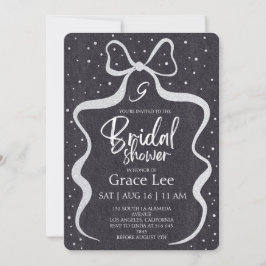 Invitación de boda de ducha nupcial de mezclilla r