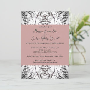 Invitación de boda de elegancia clásica