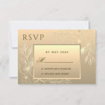 Invitación de boda de encaje floral elegante de lu