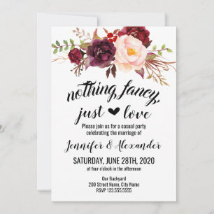 Invitación de boda de escapada
