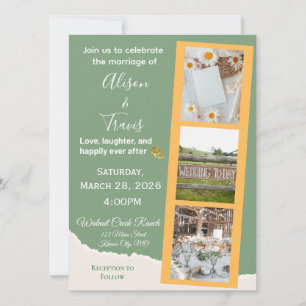 INVITACIÓN DE BODA DE ESTILO RANCHO