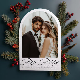 Invitación de Boda de festividad artística minimal