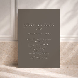 Invitación de boda de finca por la tarde