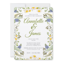 Invitación de Boda de Flores de Verano
