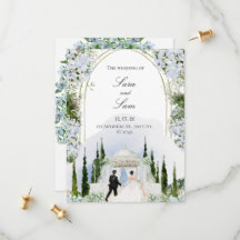 Invitación de boda de foto moderna elegante simple