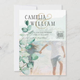 INVITACIÓN DE BODA DE FOTOGRAFÍA DE VESTIGACIÓN Eu