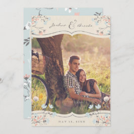 INVITACIÓN DE BODA DE FOTOS | Amor a las bicicleta