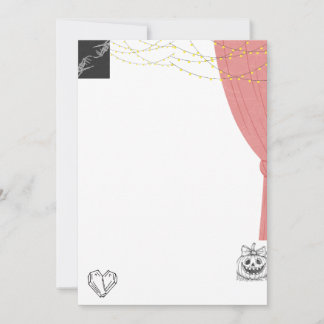 invitación de boda de Halloween
