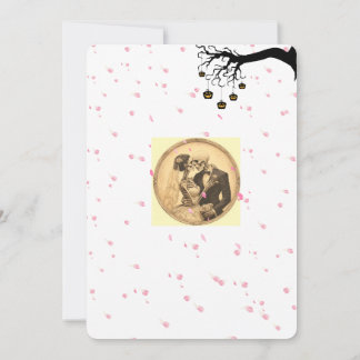 invitación de boda de Halloween
