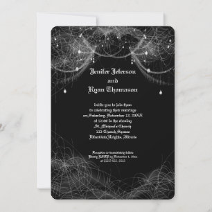 invitación de boda de Halloween