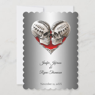 invitación de boda de halloween