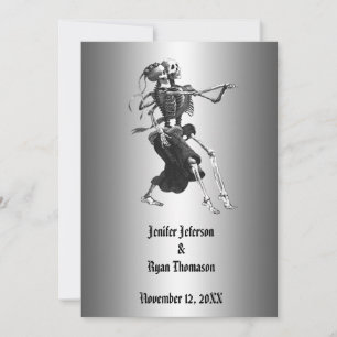 invitación de boda de Halloween